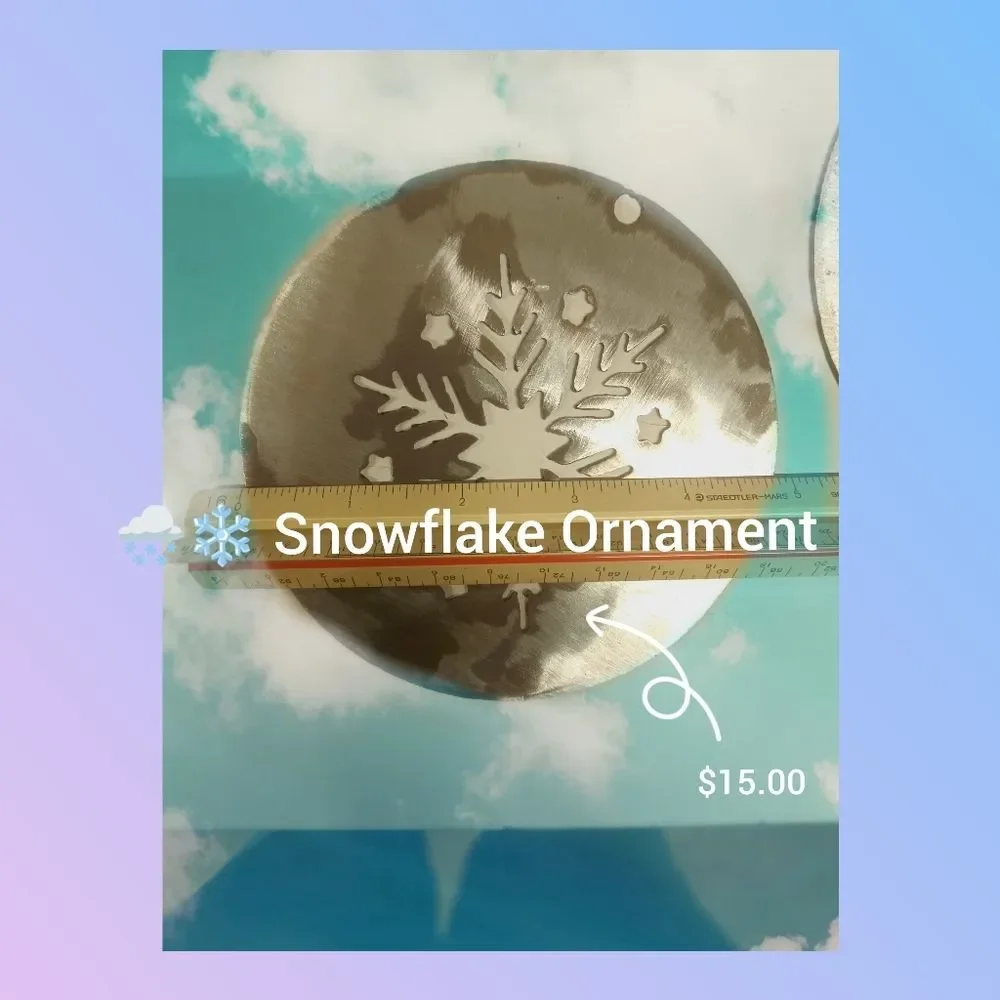 Snowflake Ornament - Picture 2 of 2